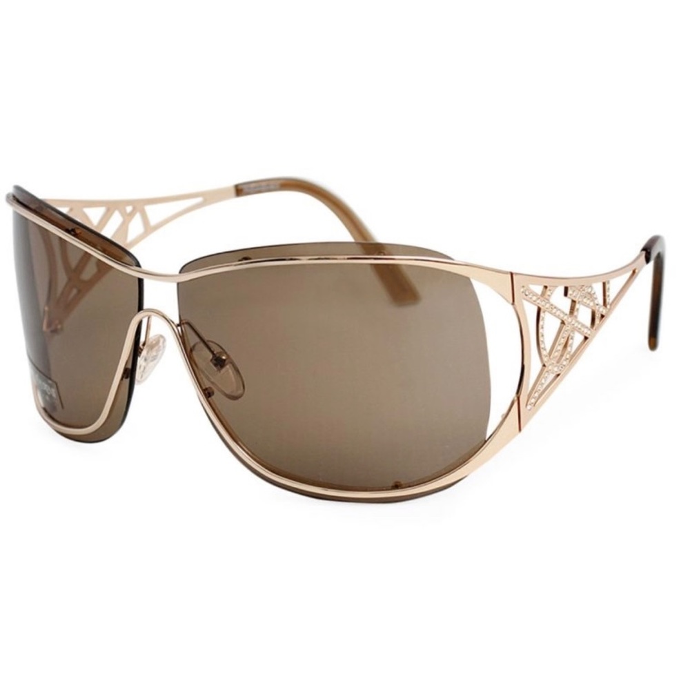 Yves Saint Laurent Gold Strass Sunglasses